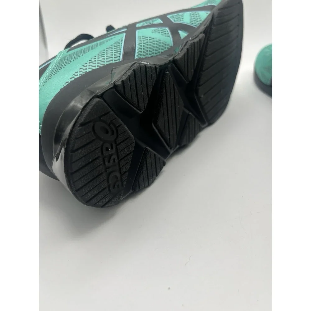 ASICS Lift Master Lite Weightlifting Shoes Teal Black Women's Size 8 S659Y